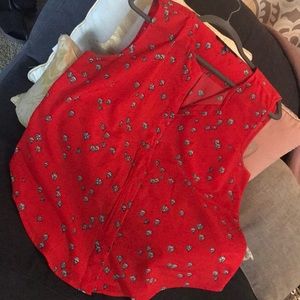 Beautiful red Jessica Simpson blouse